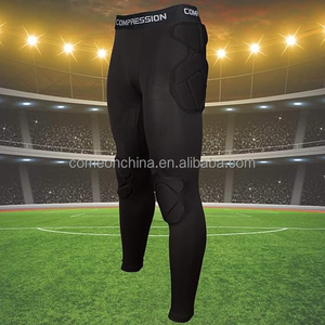 Pantalones de Hockey sobre Hielo Unisex Acolchados y de Compresión, Equipo de Protección, Leggings para Portero, Fútbol, Baloncesto, Paintball, Hockey - Product Image 1