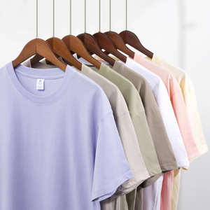 Camiseta de Algodón Personalizada OEM para Hombre, Lisa, de Manga Corta y Cuello Redondo para Impresión y Marca Privada - Product Image 3