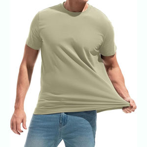 T-shirts pour hommes en coton, style OEM, impression personnalisée, logo personnalisé, vente en ligne à prix avantageux - Product Image 5