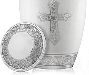 Urnas de Cremación Modernas Hechas a Mano para Adultos, Urnas Conmemorativas Decorativas de Estilo Americano para Cenizas de Hombres y Mujeres - Product Image 6