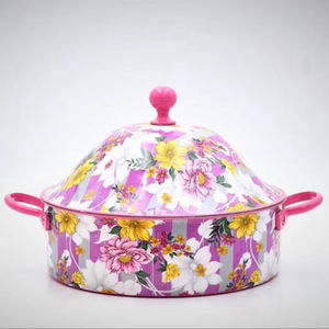 Casserole au design attrayant, pot à fondue avec impression colorée, qualité supérieure, pour servir les aliments, à prix avantageux - Product Image 1