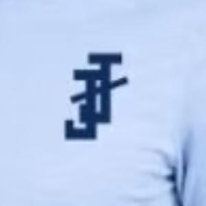 Camiseta de Manga Larga para Hombre, Color Azul Claro, Cuello Redondo, con Diseño de Letras Entrelazadas, Ropa Casual para el Día a Día, Cómoda para Usar en la Calle - Product Image 2