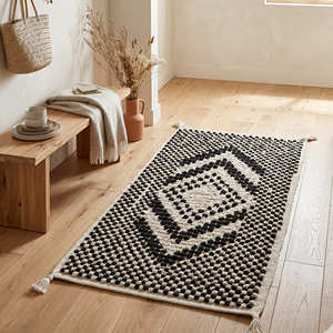 Direct Factory Rugs Living Room Large Handmade 8x10 Wholesale Floral Pattern Tufted Bohemian Rugs Handloom Boho Accent Rugs - Product Image 5