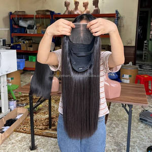 Perruque Lace Front en Cheveux Humains Vierges Vietnamiens, la Plus Vendue, Dentelle HD, Sans Colle, Densité 180%, Couleur et Texture Personnalisables - Product Image 1