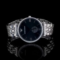 Marken-Luxus Herren-Mechanikuhr Edelstahlgehäuse 40mm Glaszifferblatt Analog ETA-Uhrwerk 1,5 Karat Diamant Wasserdicht