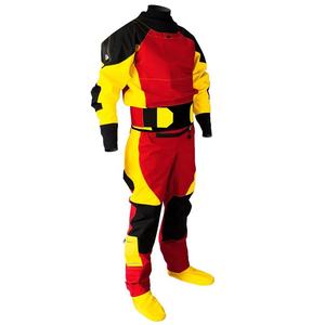 Combinaison de travail imperméable pour homme, rouge, jaune, noir, avec bottes intégrées pour utilisation en extérieur - Product Image 2