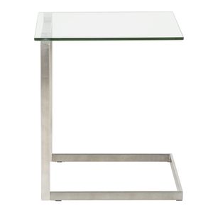 Zenn Contemporary <b>Clear</b> Glass End <b>Table</b> Contemporary Coffee <b>Tables</b> Collection - Product Image 2