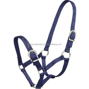 Cabestro de caballo sostenible de nailon OEM de fabricante personalizado con hebillas de metal en mazorca completa sobre tamaños - Product Image 1