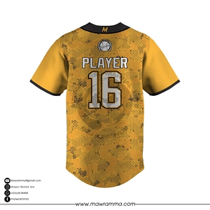 Maillot de baseball personnalisé OEM, léger, anti-humidité, sublimé, uniforme d'équipe à boutons, tenue athlétique pour adultes hommes et femmes - Product Image 6