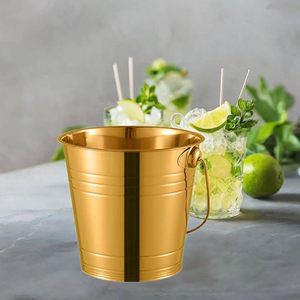 Cubo de Hielo de Acero Inoxidable, Enfriador de Cerveza para el Hogar, Reuniones Familiares, Uso en Restaurantes, Elegante Enfriador de Bar para Vino y Cerveza - Product Image 5