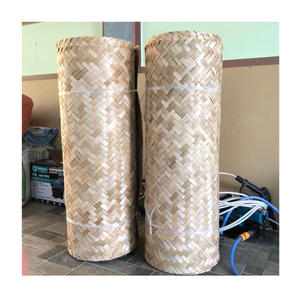 แผ่นไม้ไผ่ธรรมชาติสำหรับบุผนัง แผ่นไม้ไผ่สานแบบเวียดนาม สำหรับตกแต่งบ้านสไตล์ชนบท ร้านอาหาร คาเฟ่ โรงแรม และโฮมสเตย์ - Product Image 3