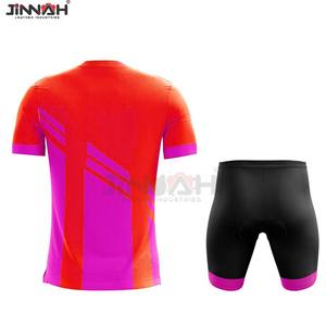 Conjunto de Jersey de Ciclismo de Manga Corta para Hombre, Verano, Cierre Completo, Secado Rápido, Transpirable, con Tirantes, Acolchado, Envío Directo - Product Image 6