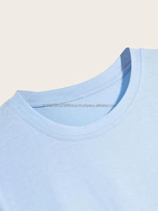 Camiseta de Manga Corta para Hombre de Alta Calidad, 100% Algodón, Diseño Liso, Venta al por Mayor - Product Image 5