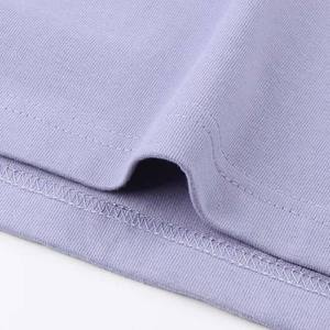 T-shirt classique à col rond en coton et polyester, blanc uni, grande taille, t-shirts épais, impression numérique personnalisée, logo, t-shirt pour homme - Product Image 4