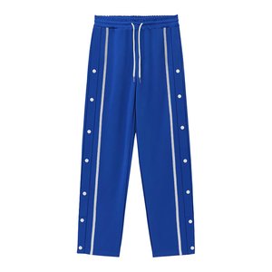 Pantalon de survêtement pour homme, taille élastique, bas ouvert, cordon de serrage détachable, décontracté, tricoté, coupe ample, automne, respirant, écologique - Product Image 3