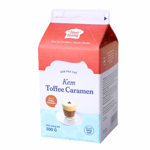 Crema Saborizante para Bebidas sin Lácteos, HALAL, OEM/ODM, Sabor Toffee Caramelo, 500g, para Café y Té con Leche, Venta al Por Mayor con Envío Global - Product Image 1