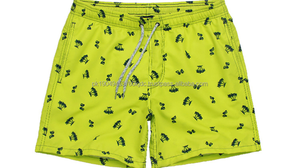 Short d'été décontracté pour hommes de haute qualité Logo personnalisé imprimé double couche polyester tout imprimé Sublimation solide High Street - Product Image 2