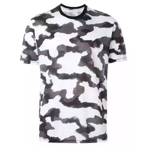 T-shirt de tir tendance pour hommes, grandes tailles, motif uni, nouveau tissu, matière douce, coupe ajustée, T-shirts de tir pour hommes - Product Image 1
