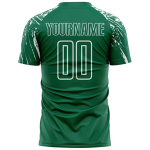 Customized Design Soccer Jersey Sublimation Printed Team 100% Polyester Breathable Quick Dry Short Sleeve Customizable - Product Image 2