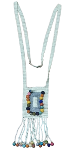 Gold Plated Handmade Geometric Tassel <b>Statement</b> <b>Necklace</b> Women's Bohemian Style Colored Beads Link Chain Customized Color - Product Image 6