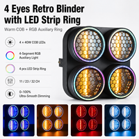 Projecteur de projection rétro DMX DJ 4 Eyes COB LED Matrix pour éclairage de scène
