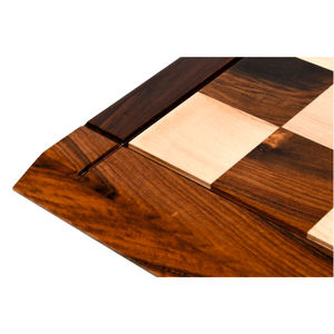 Luxury Wood Chess Board Professional Handmade Solid Wood Chess Set Custom Large Walnut Maple Inlaid Chessboard Family Chess Set - Product Image 5