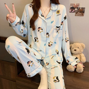 Conjunto de Ropa Casual de Verano para Mujer, Diseño de Lazo, Manga Larga, Transpirable y Suave, Poliéster/Algodón, Novedad 2026 - Product Image 6