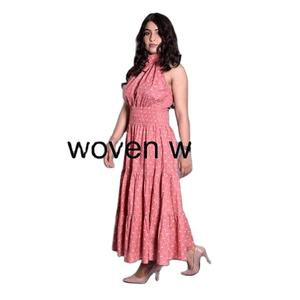 Vestidos casuales para mujer Ropa de fiesta elegante en tallas grandes Vestidos casuales de verano estampados a mano - Product Image 1