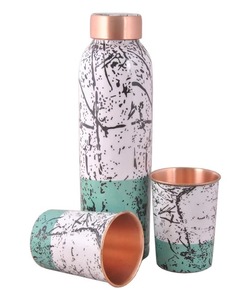 Elegante Botella de Agua de Cobre de Doble Pared con Diseño Ecológico, Construcción Duradera y a Prueba de Fugas para Uso en Oficina/Exterior - Comprar - Product Image 4