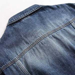 Chaqueta de Mezclilla Casual para Hombre, Estilo Urbano, con Logotipo Frontal, 100% Algodón Suave, Cómoda para el Invierno - Product Image 6