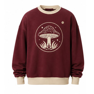 Nouveau sweat-shirt épais pour homme en molleton de coton doux, col rond, pull chaud pour l'hiver, vêtement décontracté pour les activités quotidiennes et les voyages - Product Image 4
