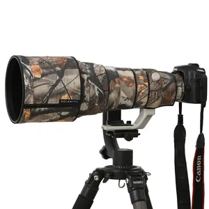 ROLANPRO Lens Clothing Camouflage Rain Cover for Canon EF 400mm F/2.8 L IS II USM Lens Case Guns Sleeve Camera Coat