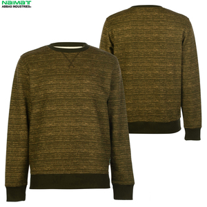 Sweat-shirt à col rond pour homme, à cordon de serrage réglable et long, avec cordons à embouts métalliques, haut d'extérieur matelassé épais - Product Image 6