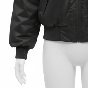 Veste à capuche courte de haute qualité en tissu mémoire de polyester 100% - Product Image 5