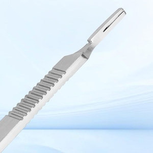 Manche de scalpel vétérinaire en acier inoxydable pour chirurgie animale, équipement de procédure, lame de scalpel chirurgical vétérinaire - Product Image 3