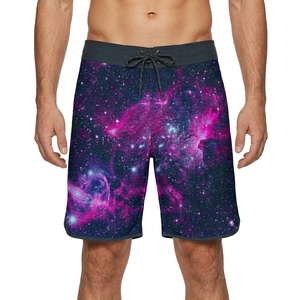 Shorts de bain pour hommes personnalisés avec logo ODM, taille élastique, respirants, séchage rapide, légers, pour la plage, décontractés, pour le surf et la natation - Product Image 3