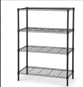 Étagère de rangement en métal à 4 niveaux, robuste, autoportante, pour cuisine, maison, garage, bureau, salle utilitaire, etc. - Product Image 1