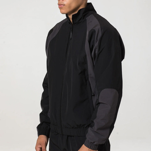 2026 Men's 2 Piece Nylon Windbreaker Set Track Pants Jogger Suit Men <b>Zip</b> <b>up</b> <b>Jacket</b> and Jogging Two Piece Set Reflective Nylon - Product Image 6