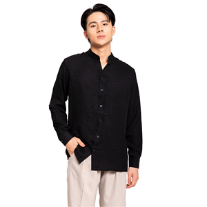 Camisas Casuales para Hombre de Secado Rápido con Estampado Personalizado al por Mayor, ODM, Manga Larga, Poliéster/Algodón, Procesamiento en Vietnam, Precios Competitivos - Product Image 3