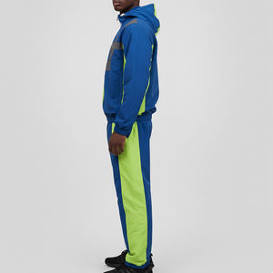 Chándal Deportivo Personalizado de Talla Grande, Ligero, Impermeable, con Bloques de Color, Logotipo Impreso Personalizado, Ropa Deportiva de Nylon - Product Image 5