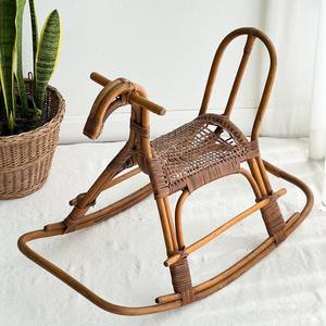 Jouets à chevaucher en rotin pour enfants, chaise à bascule en forme de chèvre, jouet naturel de la plus haute qualité, animaux à bascule - Product Image 5