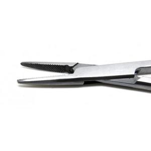 Instrumentos de cirugía ósea de alta calidad: Portaagujas manual Crile de 6'' con bloqueo de trinquete, reutilizable, certificado CE, Clase I, para uso dental. - Product Image 5