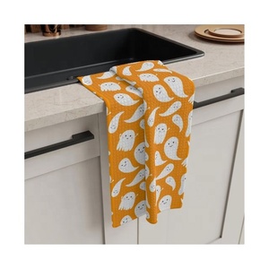 Approvisionnement d'usine à motifs floraux brodés simples pas chers en gros de bonne qualité en vrac meilleure vente de torchons en coton de l'Inde - Product Image 5