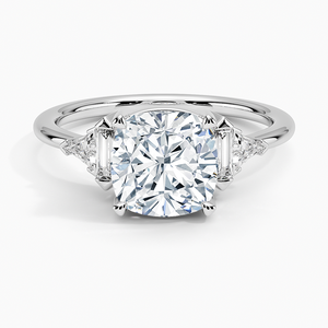 SOJ <b>Ring</b> 018 <b>Cushion</b> Cut 925 Silver Edie Art Deco Moissanite <b>Wedding</b> <b>Ring</b> 2ct D Color VVS1 GRA Certified Low Price - Product Image 1