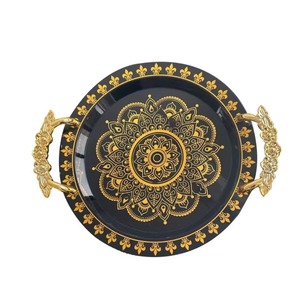 Assiettes de présentation en métal de qualité garantie, style unique, décoratives, pour mariages et usage domestique, vente chaude, prix de gros abordable. - Product Image 3