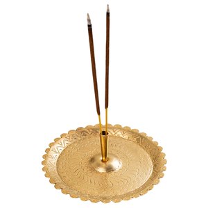 Quemador de incienso de latón puro de alta calidad con acabado pulido, quemador de Loban tradicional de latón vintage para decoración del hogar. - Product Image 1