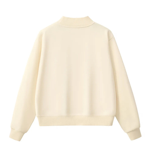 <b>Men's</b> White <b>High</b> <b>Neck</b> Pullover <b>Sweater</b> Regular Sleeve Solid Knitted Autumn Casual Wear - Product Image 4