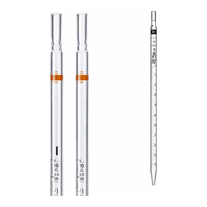 WITEG Mohr <b>Measuring</b> Pipet Class AS/B DIN/ISO 0.5-25 mL <b>Glass</b> Serological Pipette for Precision Lab Pipetting - Product Image 3