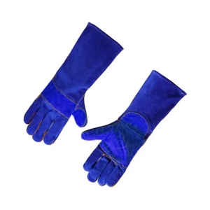 Guantes de Soldadura JNM Resistentes al Calor, de Cuero Vacuno, para Trabajo Pesado, Protección Ignífuga para Manos - Product Image 2