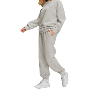 Custom Logo Embroidery Stylish Fashion Wear Long Sleeves Women Tracksuit Oversized High Quality Women Tracksuit For Casual Wear - Product Image 2